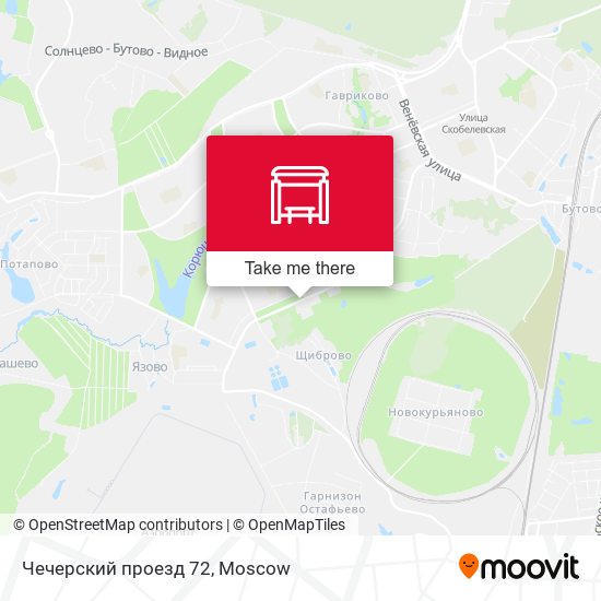 Чечерский проезд 72 map