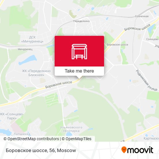 Боровское шоссе, 56 map