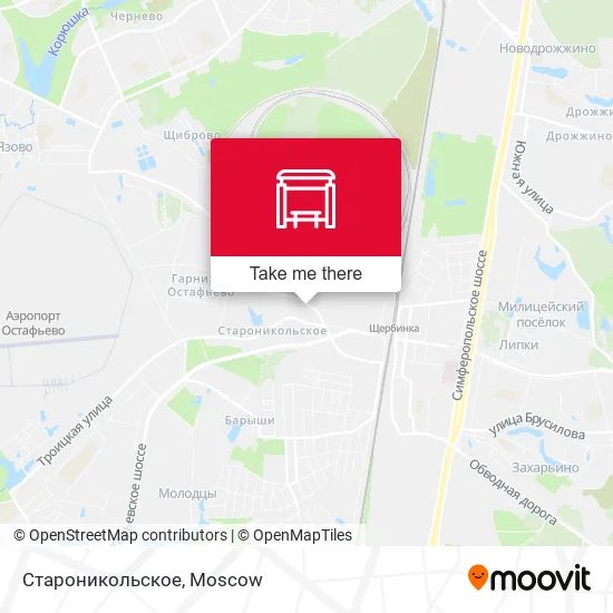 Староникольское map