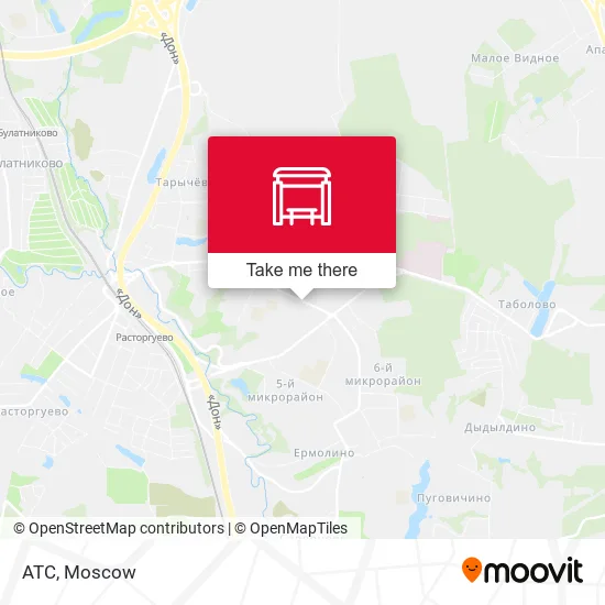 АТС map