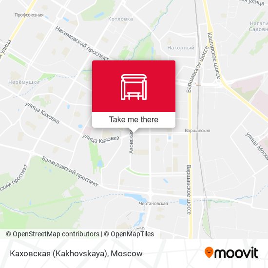 Каховская (Kakhovskaya) map