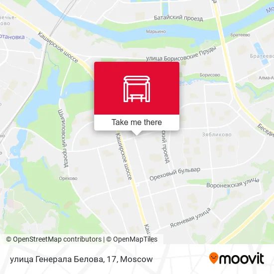 улица Генерала Белова, 17 map