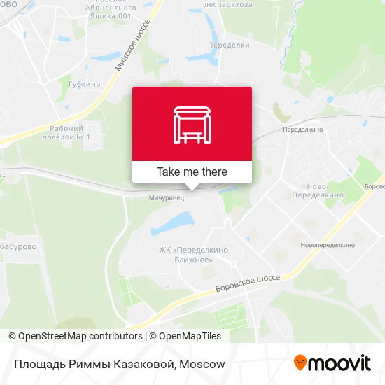 Площадь Риммы Казаковой map