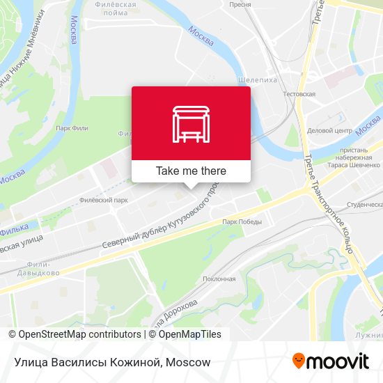 Улица Василисы Кожиной map
