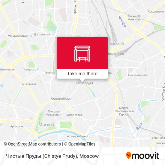 Чистые Пруды (Chistye Prudy) map