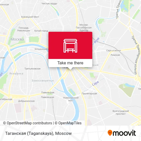 Таганская (Taganskaya) map