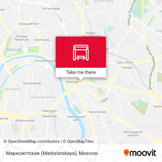 Марксистская (Marksistskaya) map