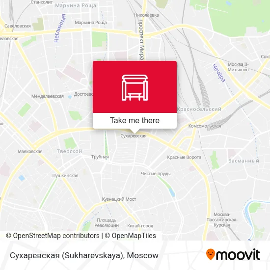 Сухаревская (Sukharevskaya) map