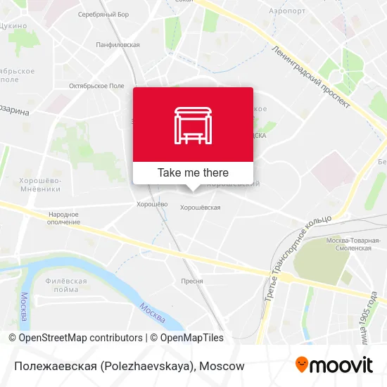 Полежаевская (Polezhaevskaya) map