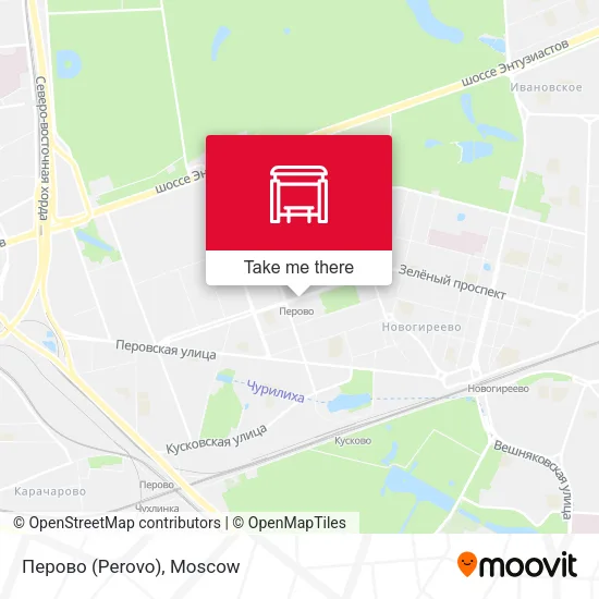 Перово (Perovo) map