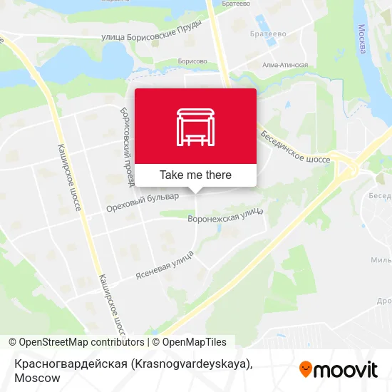 Красногвардейская (Krasnogvardeyskaya) map