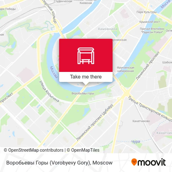 Воробьевы Горы (Vorobyevy Gory) map