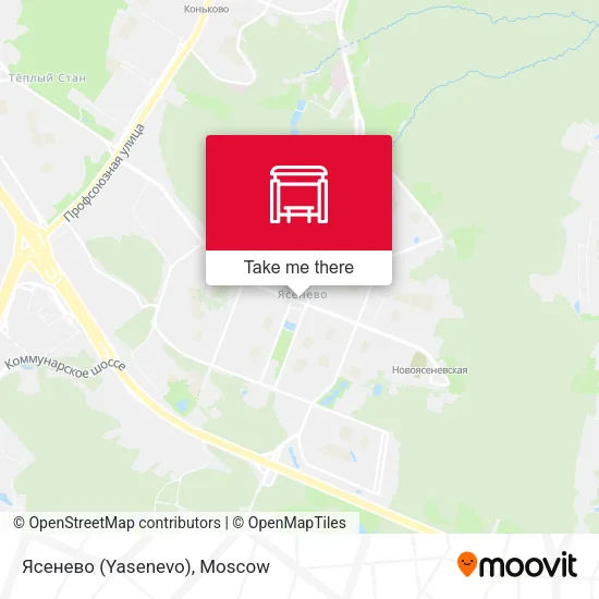 Ясенево (Yasenevo) map