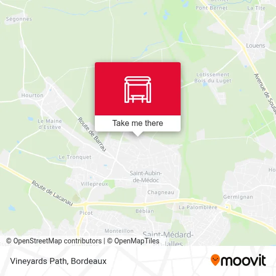 Chemin Des Vignes map