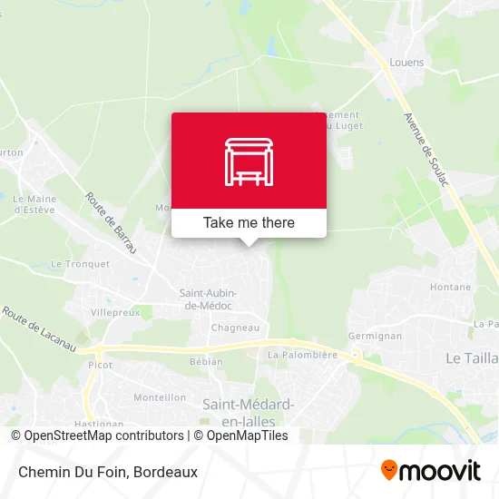 Chemin Du Foin map
