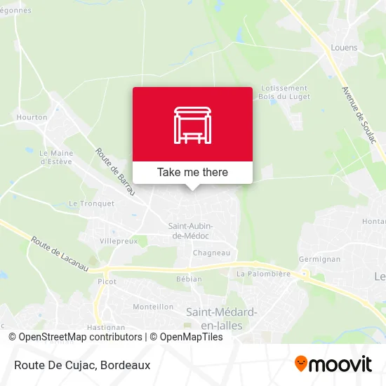 Route De Cujac map
