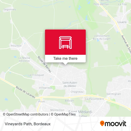 Chemin Des Vignes map