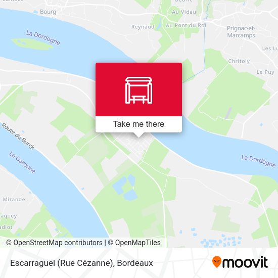 Escarraguel (Rue Cézanne) map