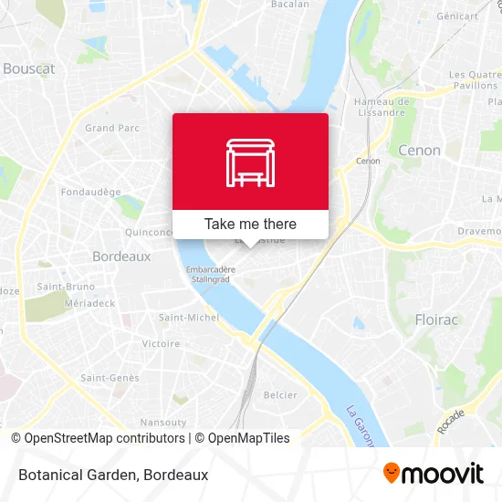 Jardin Botanique map