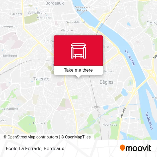 Ecole La Ferrade map