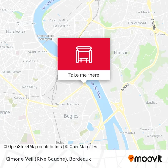 Simone-Veil (Rive Gauche) map