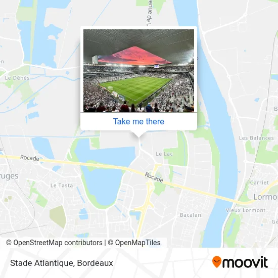 Stade Atlantique map