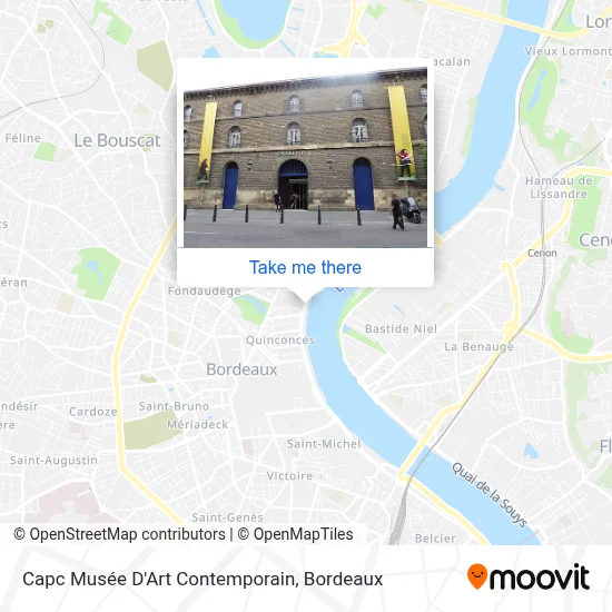 Capc Musée D'Art Contemporain map