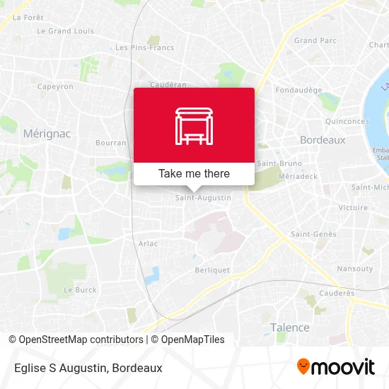 Mapa Eglise S Augustin