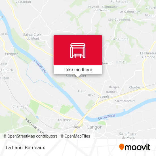 La Lane map