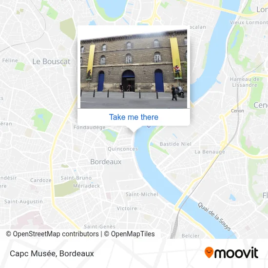Capc Musée map