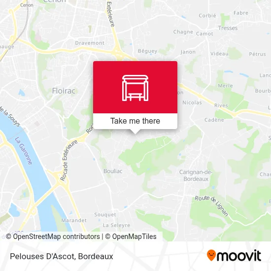 Pelouses D'Ascot map