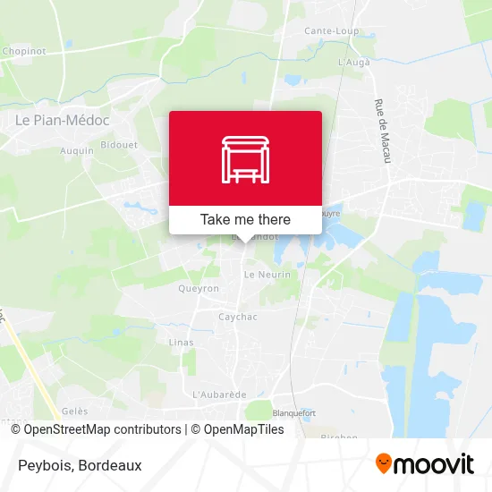 Peybois map