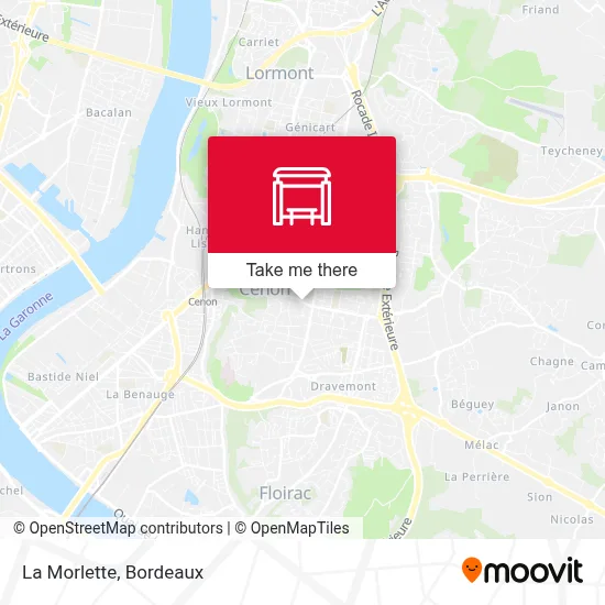 La Morlette map