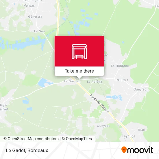 Le Gadet map