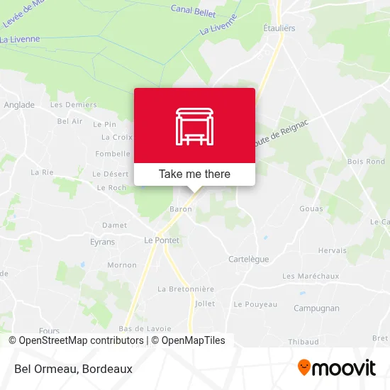 Bel Ormeau map
