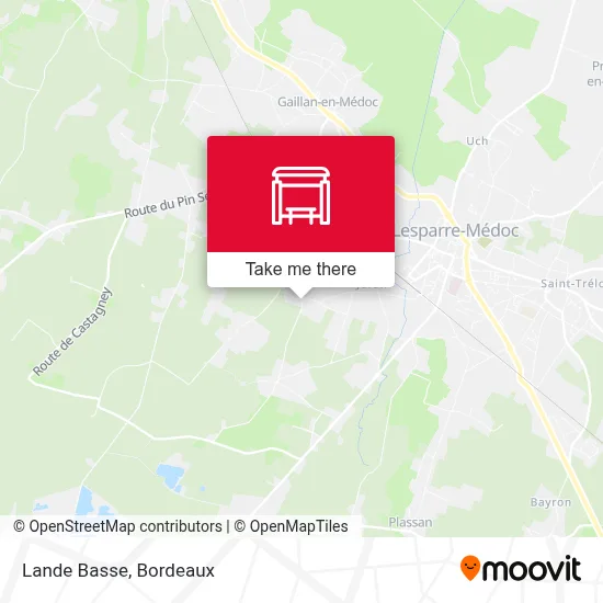 Lande Basse map