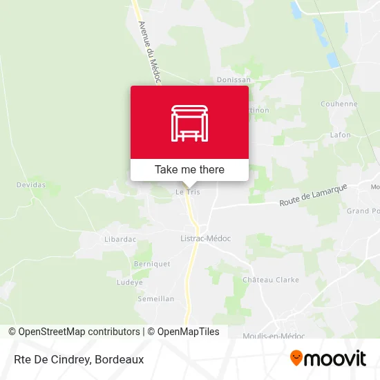 Rte De Cindrey map