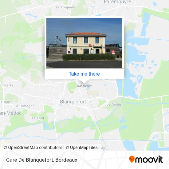 Gare De Blanquefort map
