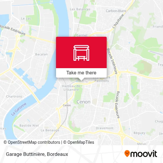 Mapa Garage Buttinière