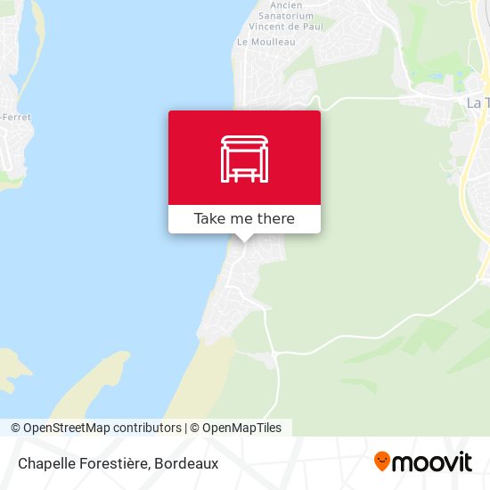 Chapelle Forestière map