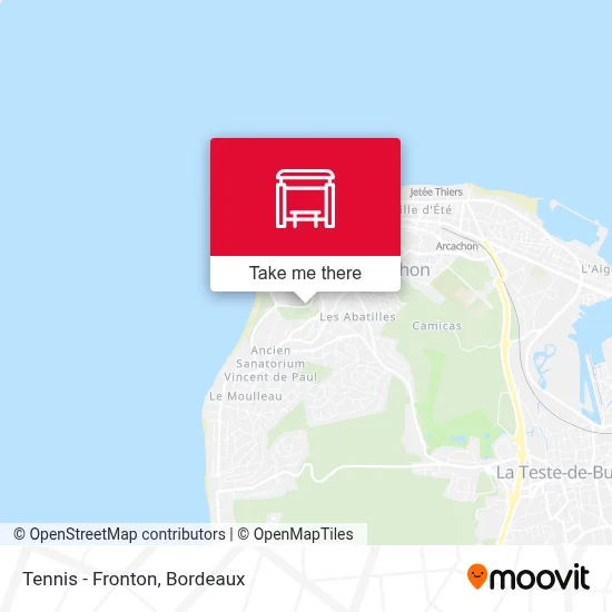 Tennis - Fronton map