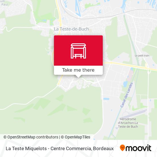 La Teste Miquelots - Centre Commercia map