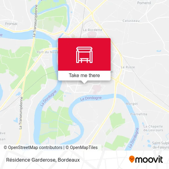 Résidence Garderose map