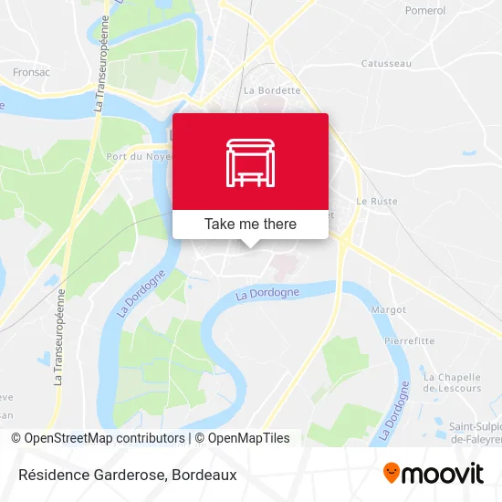 Résidence Garderose map