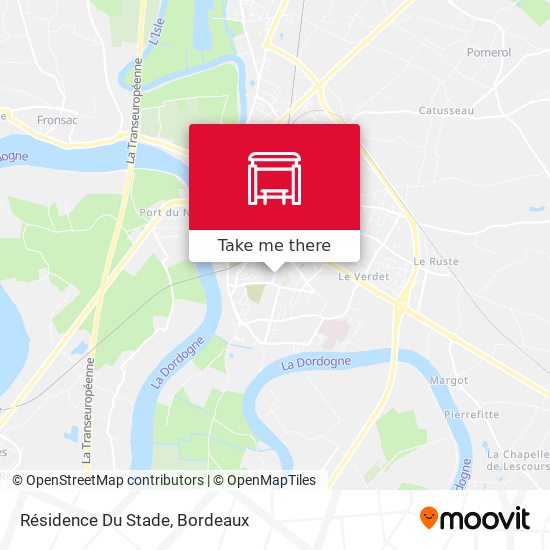 Résidence Du Stade map