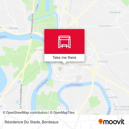 Résidence Du Stade map