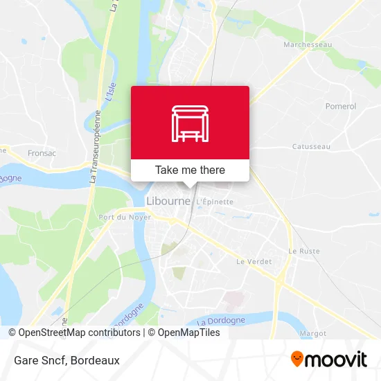 Gare Sncf map