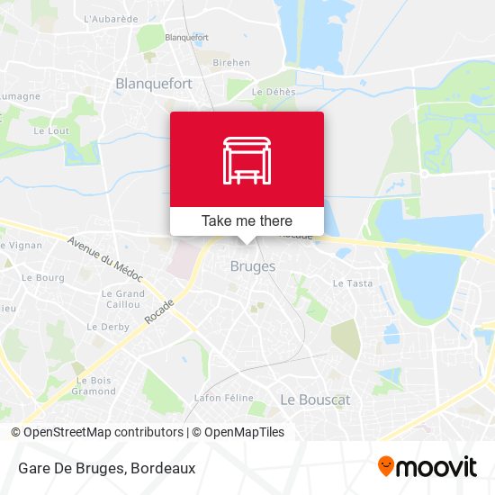 Mapa Gare De Bruges