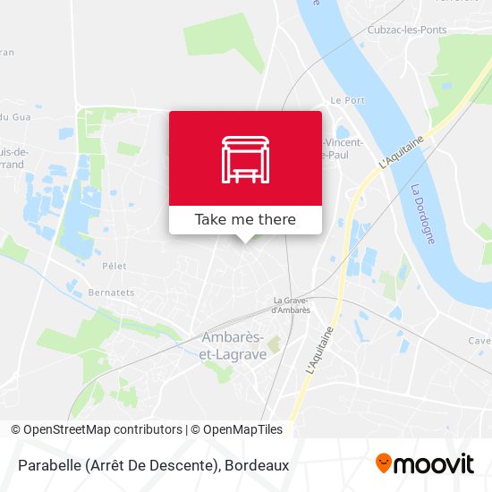 Parabelle (Arrêt De Descente) map