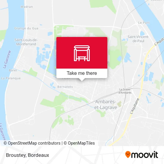 Broustey map